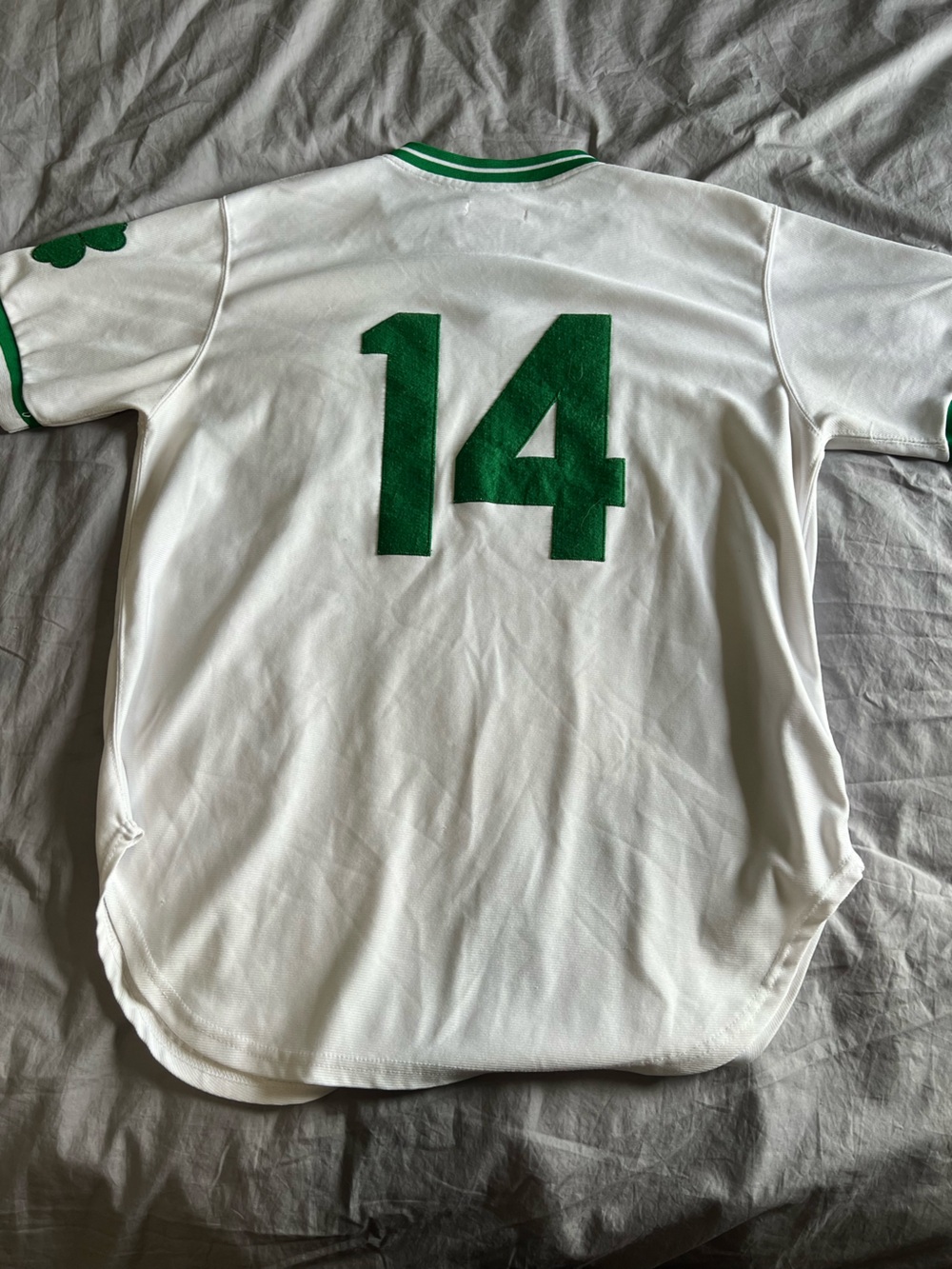 Mitchell & Ness Reds St. Patrick’s Day Pete Ross Baseball Jersey - Picture 2 of 3